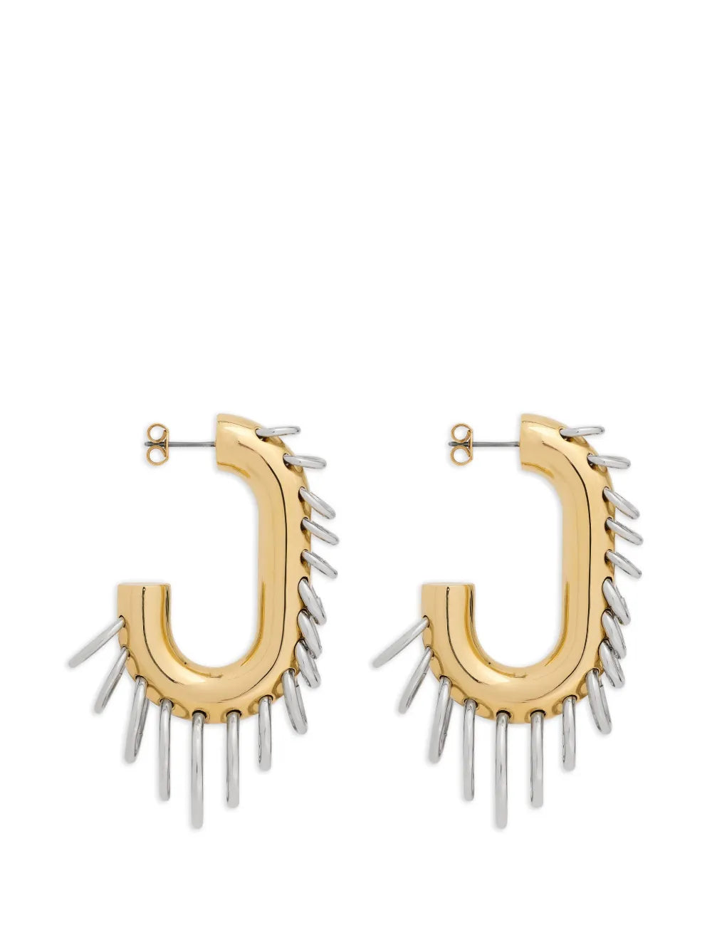 RABANNE ORECCHINI PUNK XL LINK GOLD SILVER