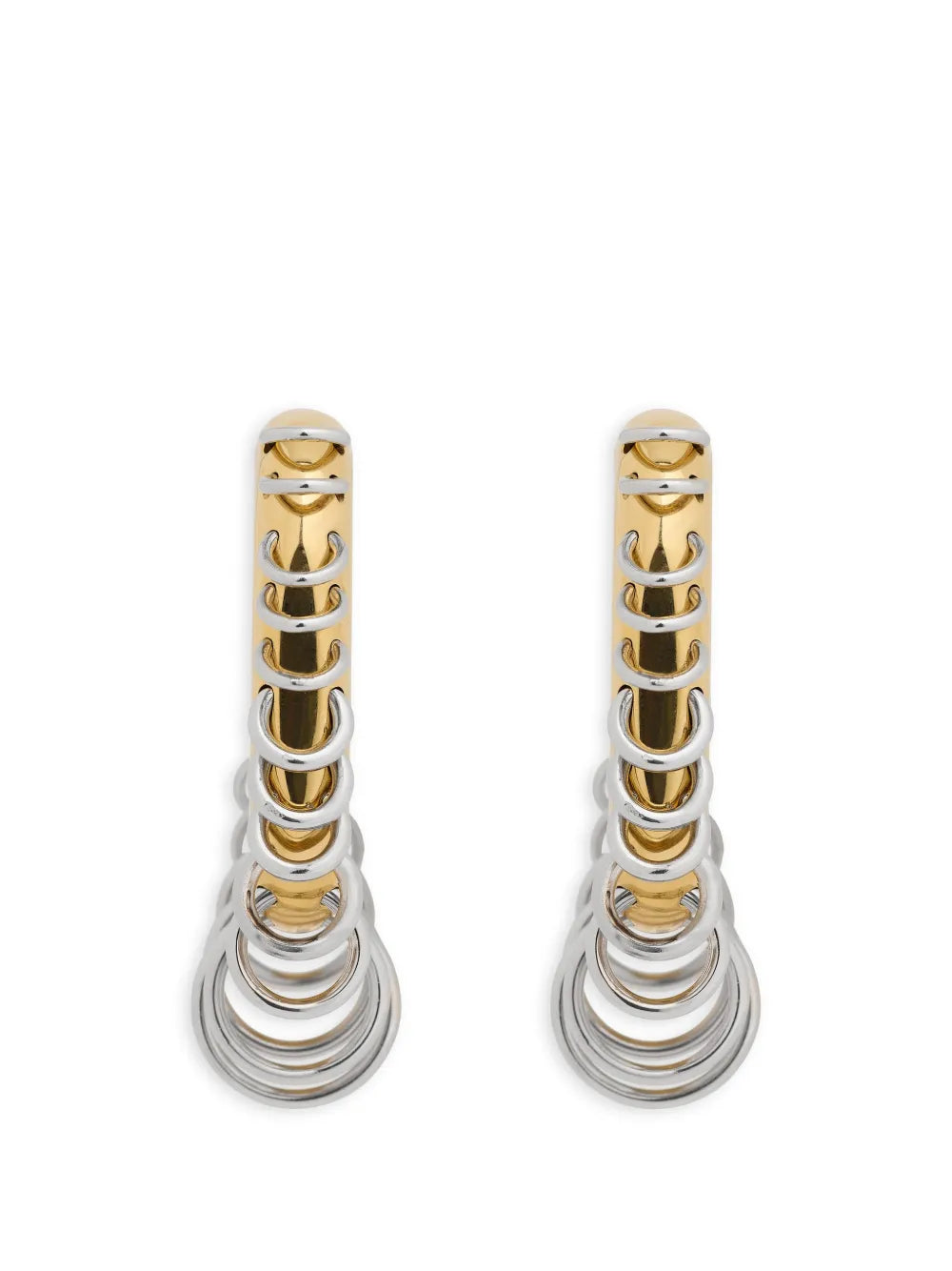 RABANNE ORECCHINI PUNK XL LINK GOLD SILVER