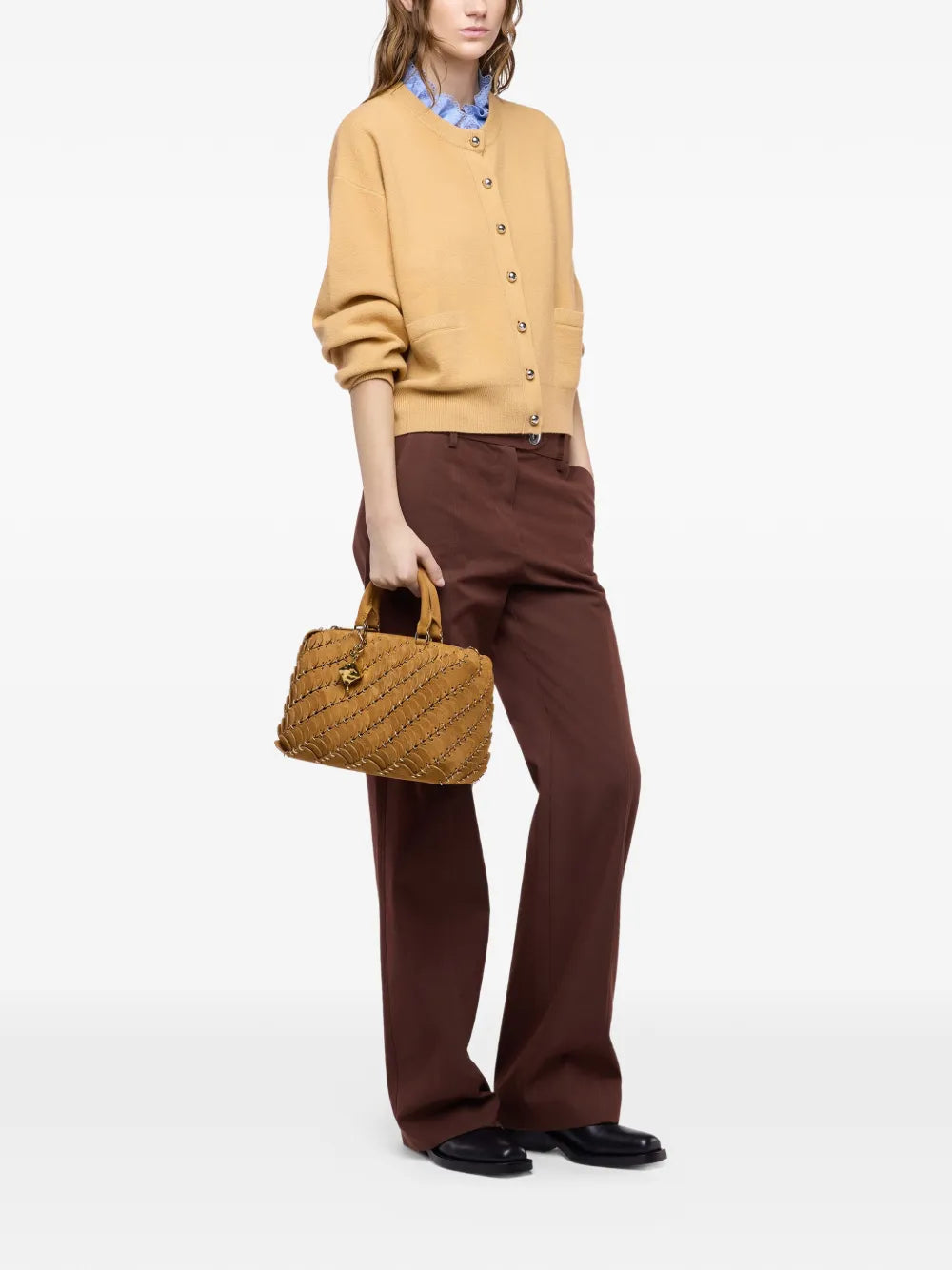 RABANNE CARDIGAN CAMMELLO