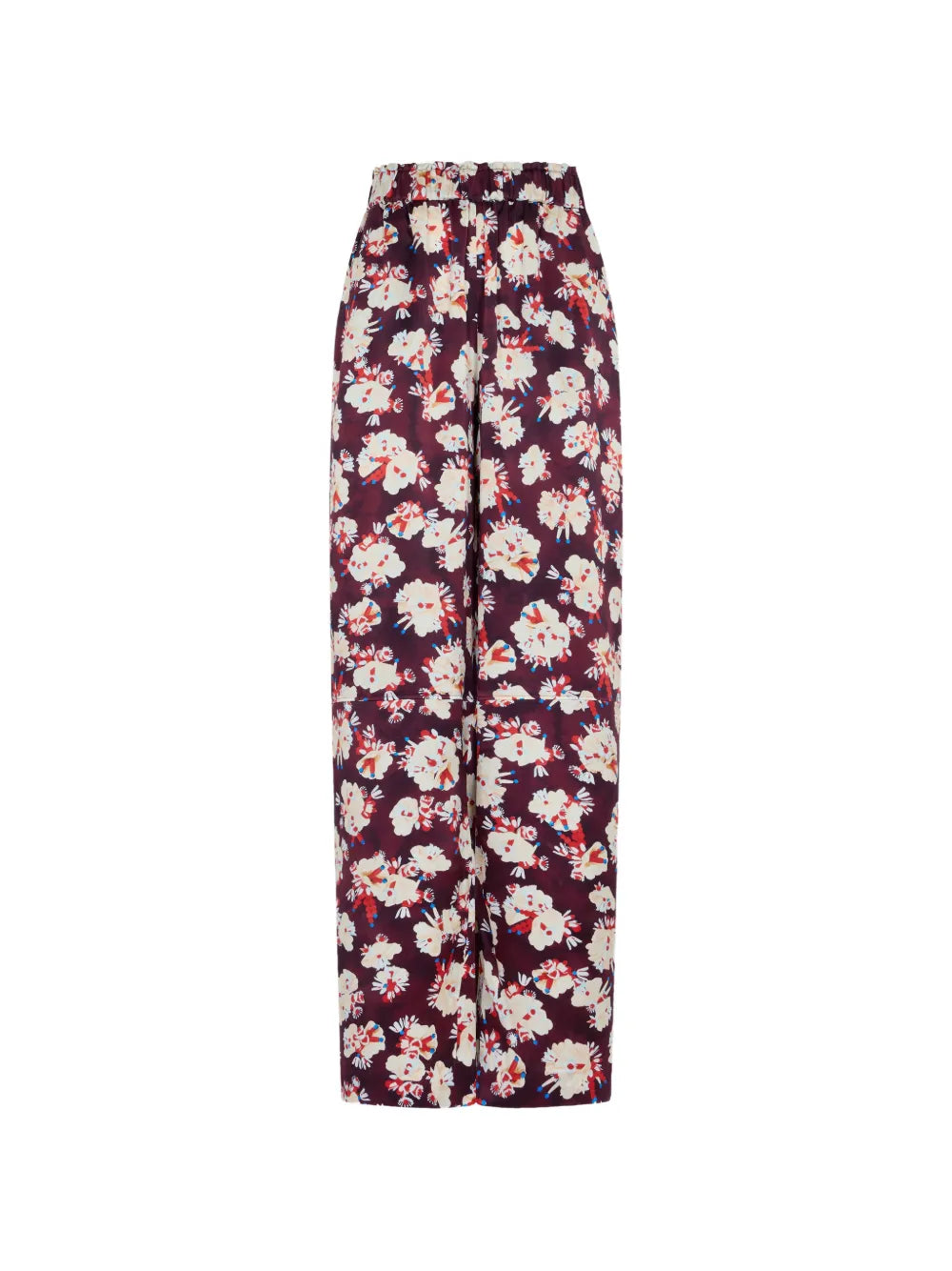 RABANNE PANTALONE FLOREALE PURPLE