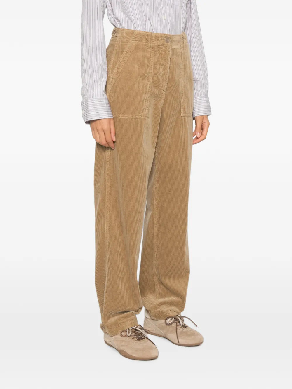 ASPESI PANTALONI VELLUTO BEIGE