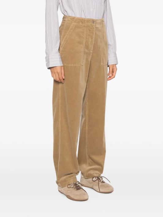 ASPESI PANTALONI VELLUTO BEIGE