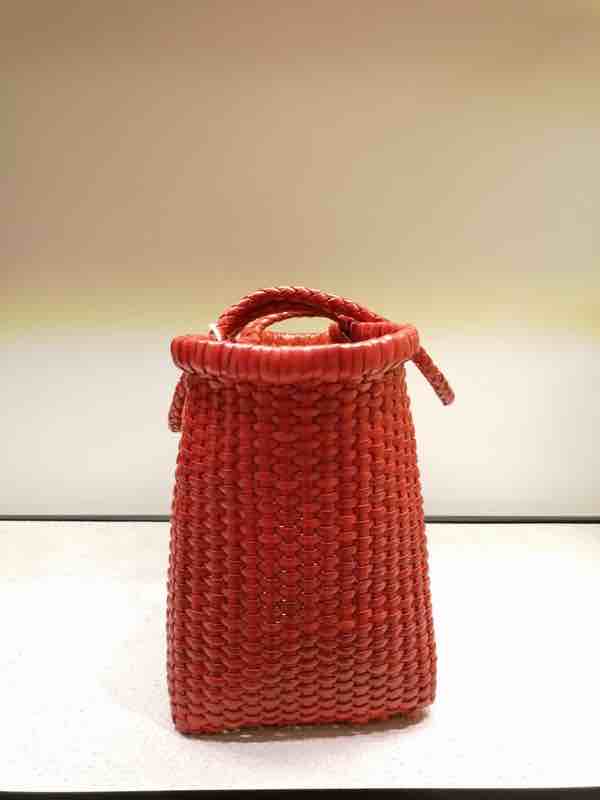 DRAGON DIFFUSION BORSA B-WEAVE SMALL NARANJA