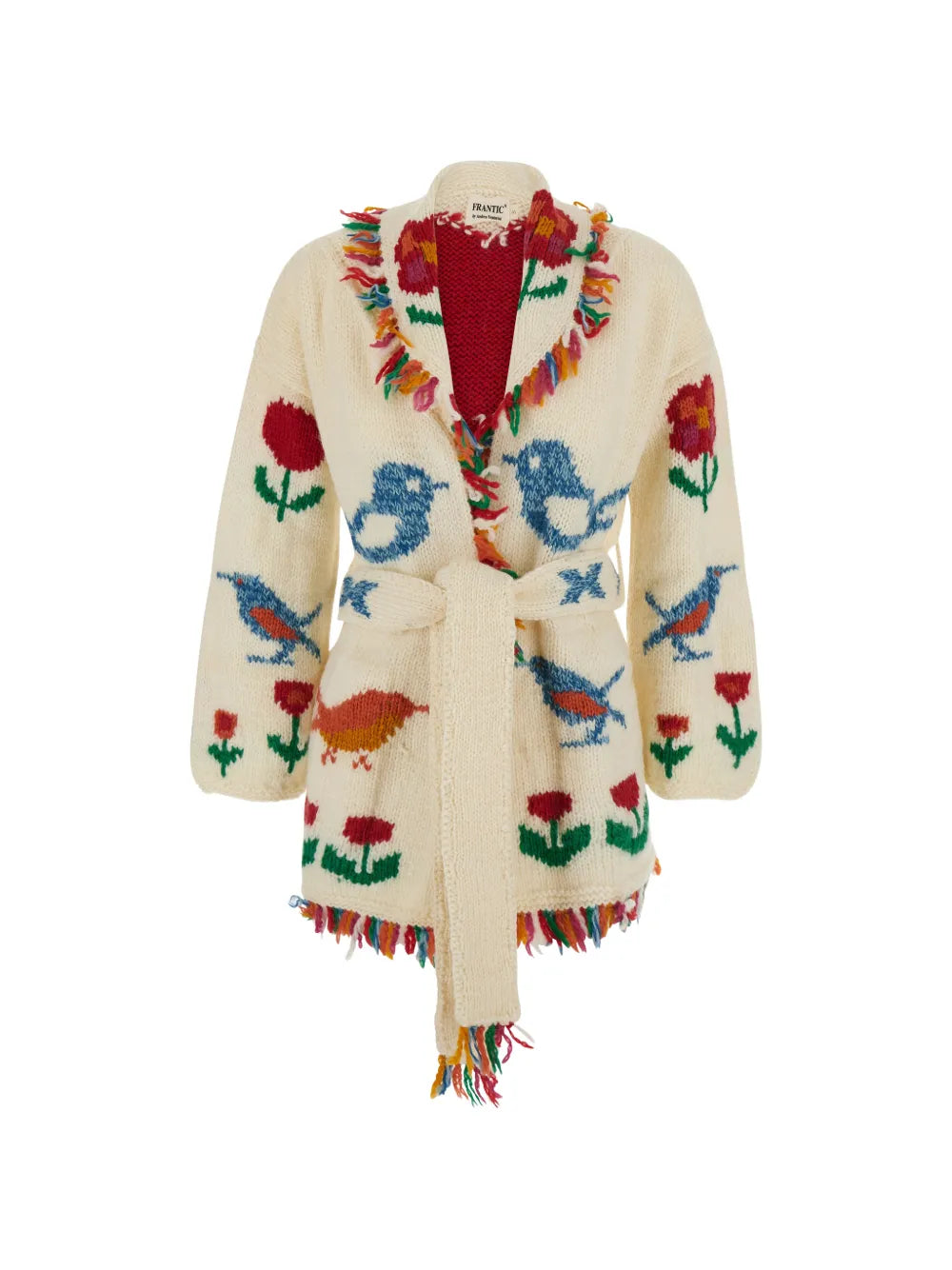 FRANTIC CARDIGAN FAIRY BIRD MULTICOLOR