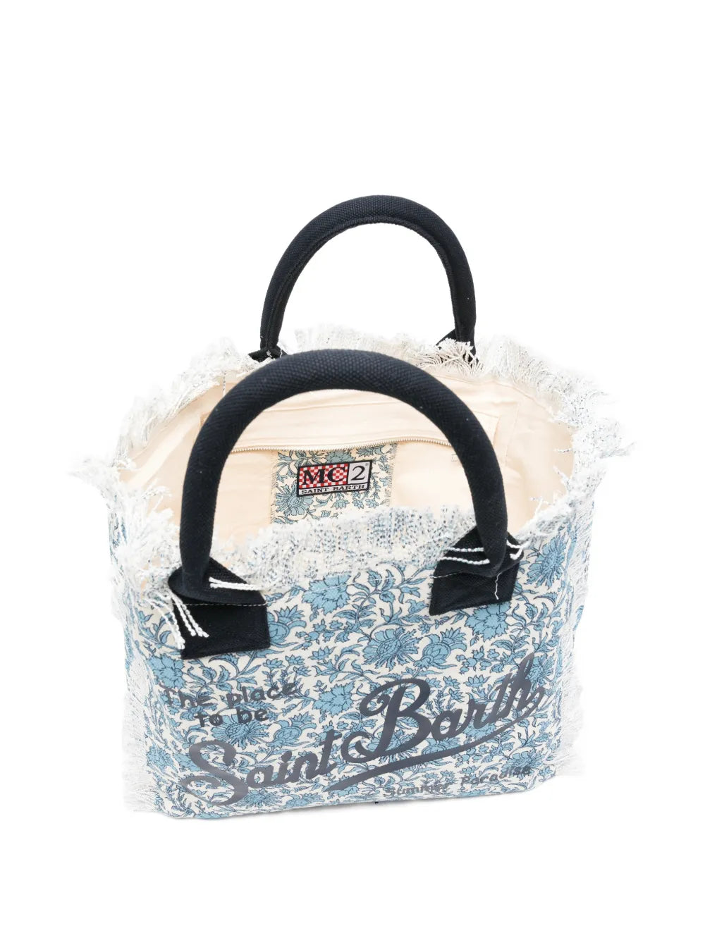 MC2 ST.BARTH BORSA VANITY LARGE BATIK AZZURRO