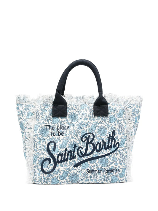 MC2 ST.BARTH BORSA VANITY LARGE BATIK AZZURRO