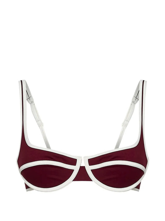 MC2 ST.BARTH COSTUMI BIKINI BORDEAUX