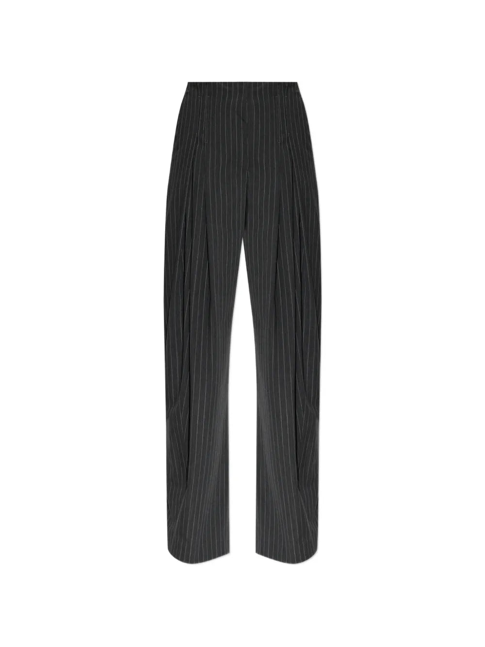 IRO PANTALONE KALIE GESSATO DARK GREY
