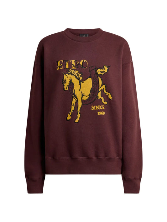 ETRO FELPA LOGO PEGASO
