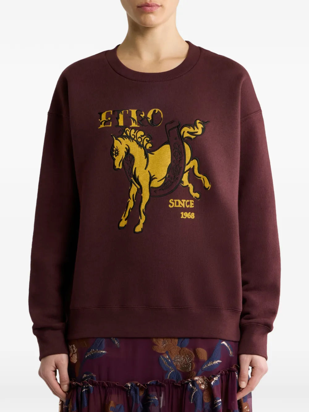 ETRO FELPA LOGO PEGASO