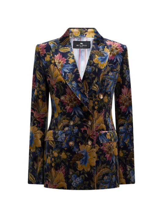 ETRO GIACCA VELLUTO  PAISLEY