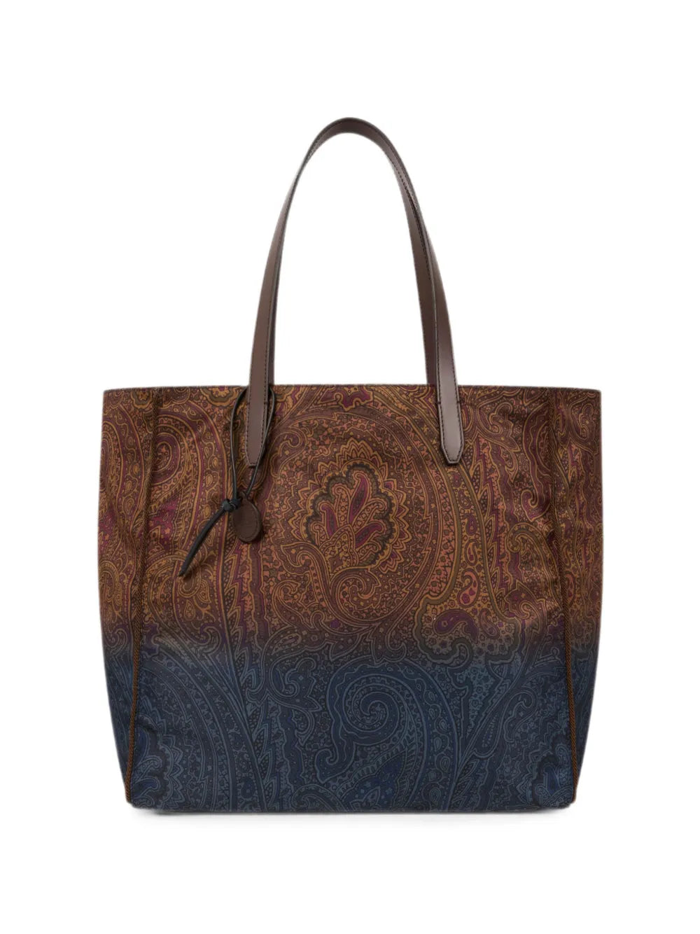 ETRO BORSA SHOPPING NYLON BROWN