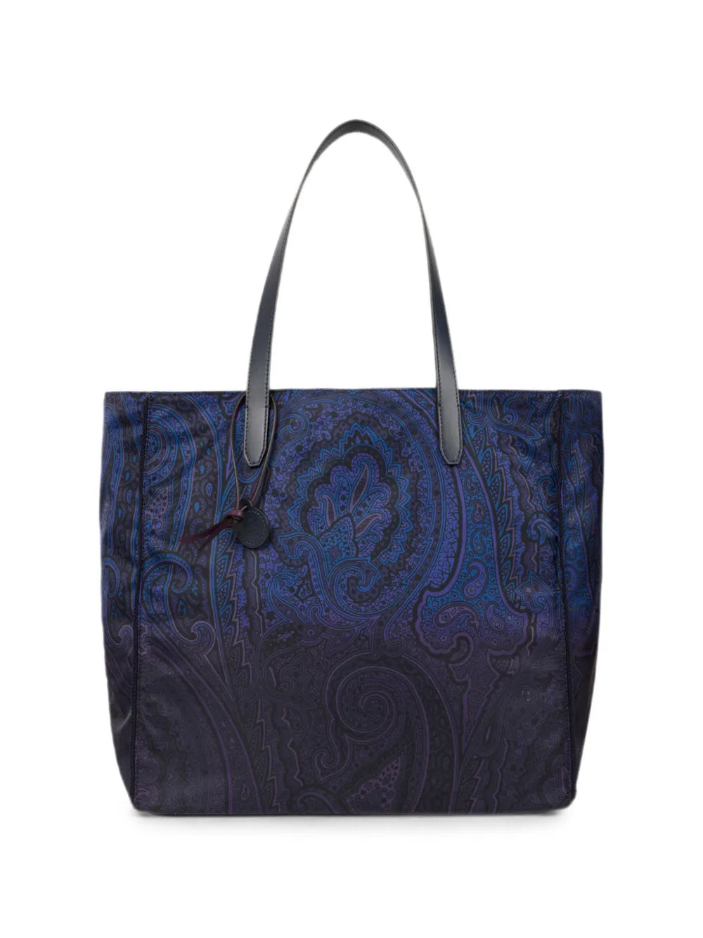 ETRO BORSA SHOPPING PAISLEY  BLU