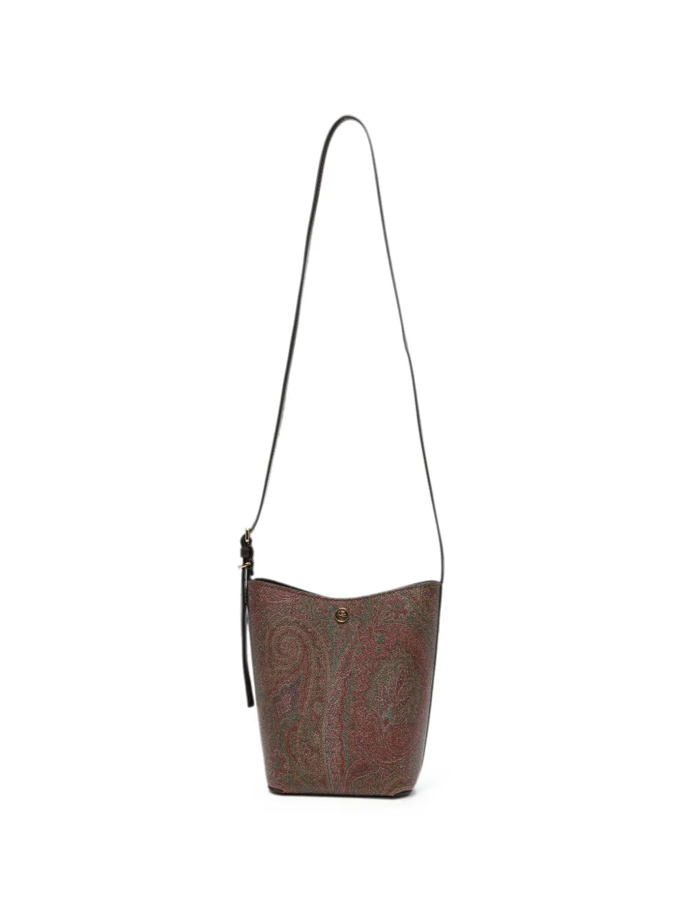 ETRO BORSA A SECCHIELLO PAISLEY ARNICA BROWN