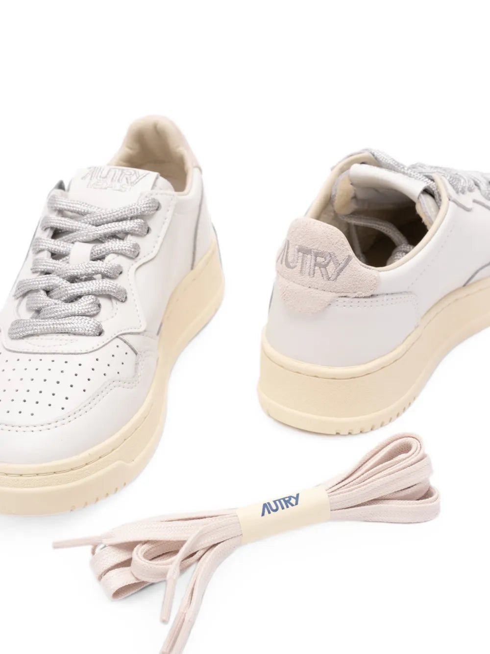 AUTRY SNEAKERS MEDALIST WHITE SILVER