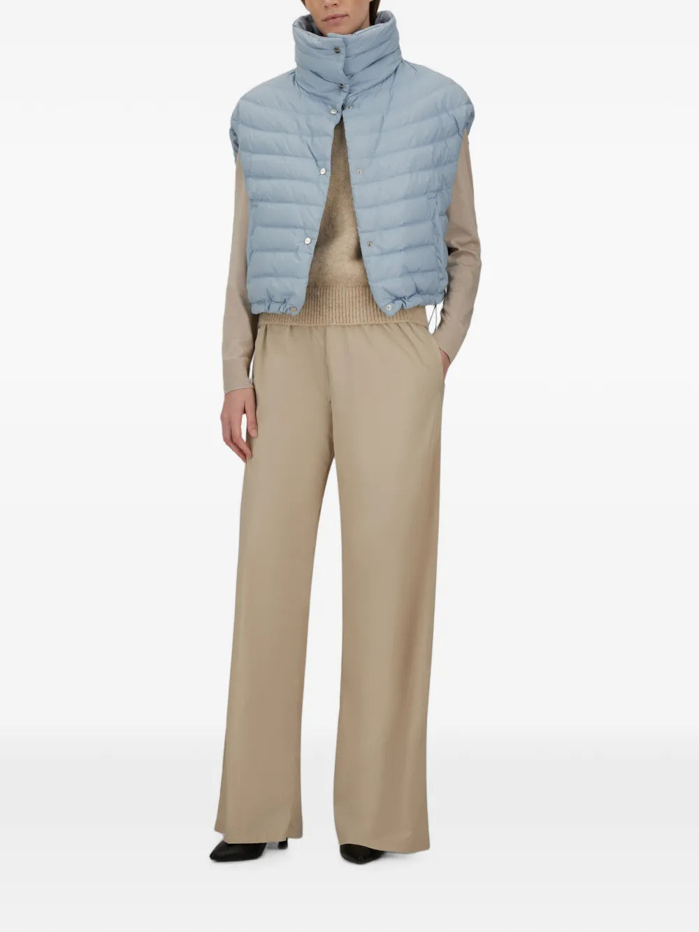 HERNO GILET IMBOTTITO RESORT CELESTE