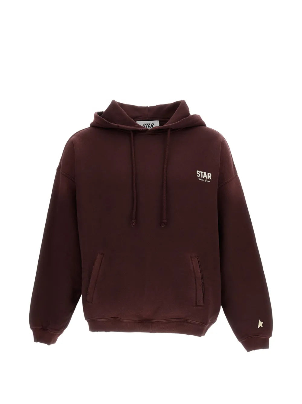 GOLDEN GOOSE FELPA OVERSIZE WINE