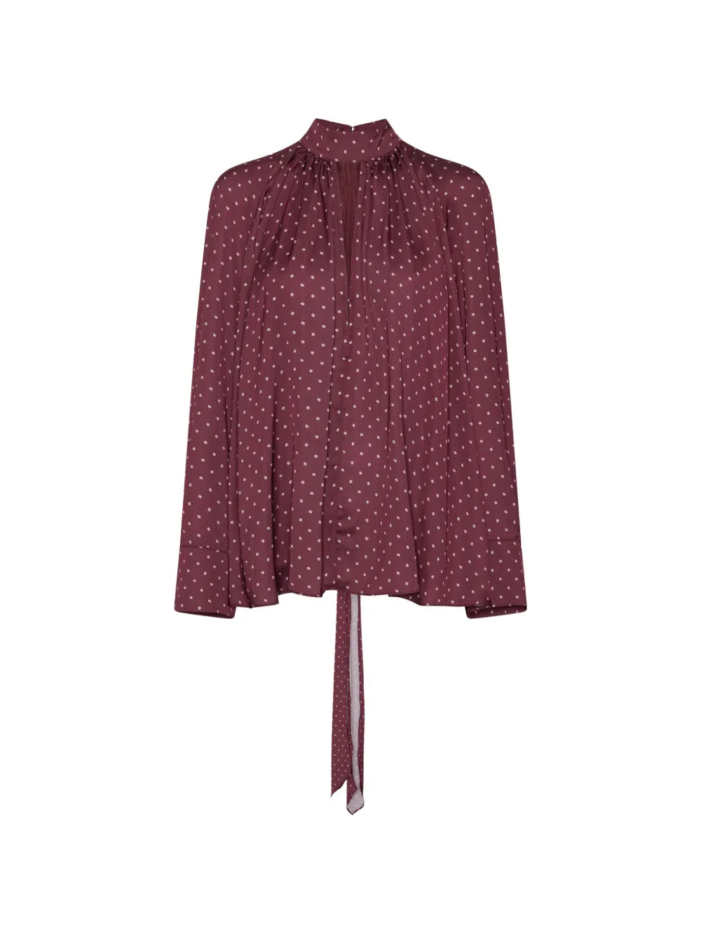 ROTATE CAMICIA FIOCCO ROSSO SCURO