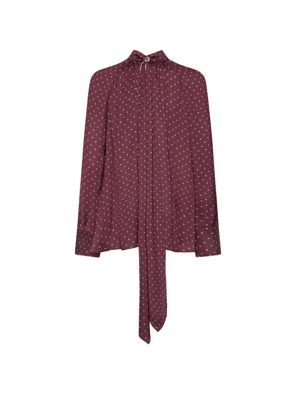ROTATE CAMICIA FIOCCO ROSSO SCURO