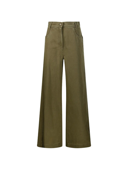 MAX MARA PANTALONE ALAMARO  KAKI