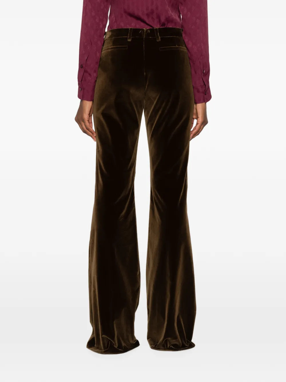 ETRO PANTALONE VELLUTO BROWN