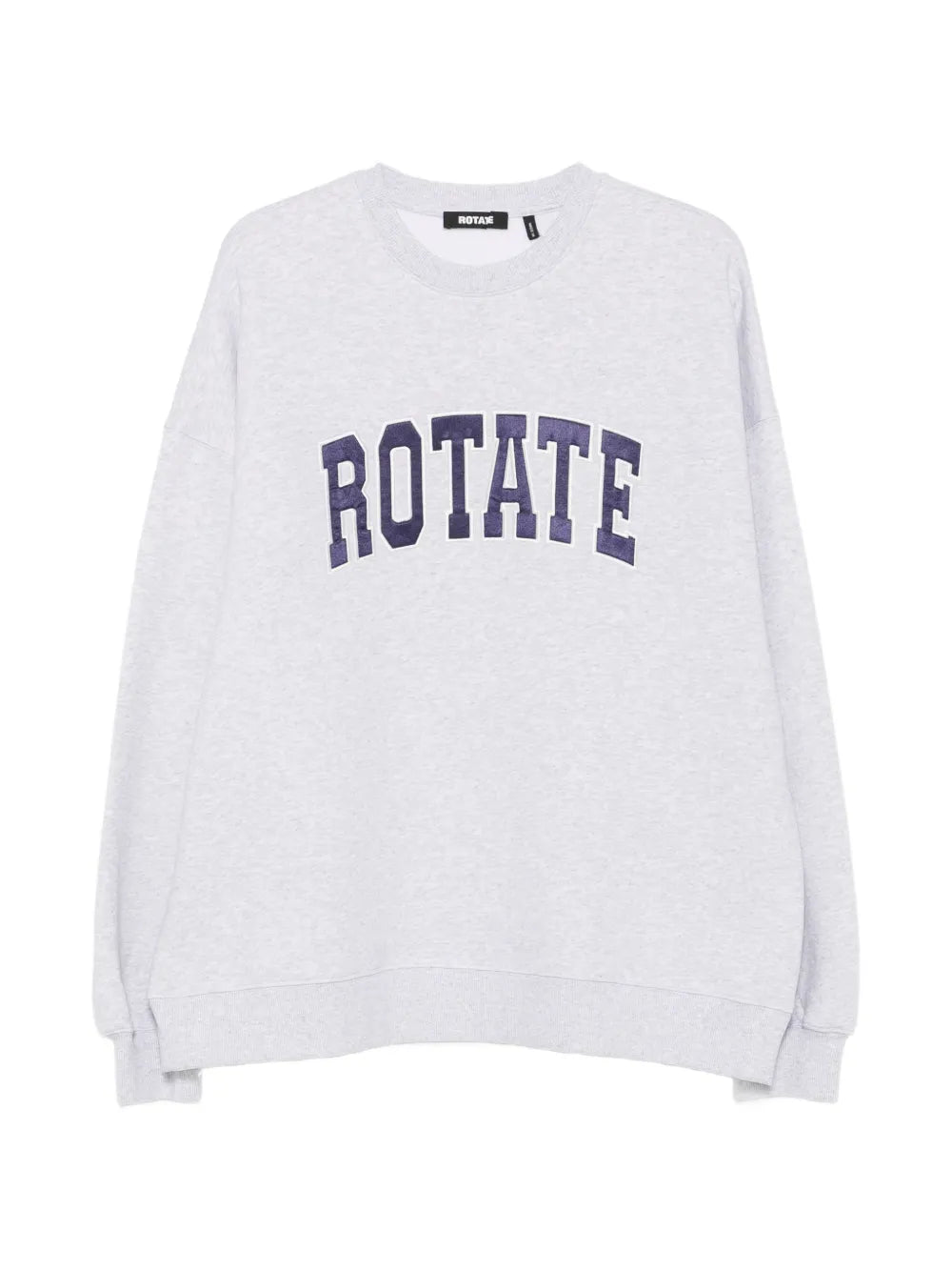 ROTATE FELPA GREY LOGO BLU