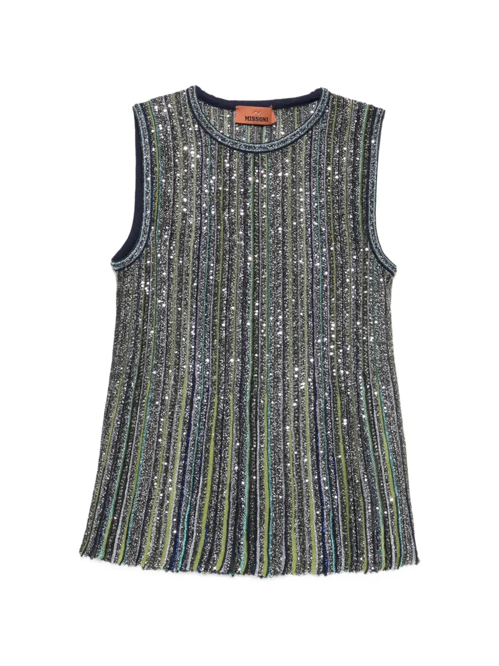 MISSONI TOP SENZA MANICHE GREEN