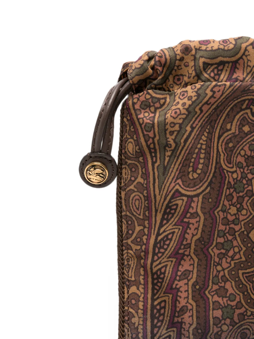 ETRO BORSA POUCH BYLON BROWN