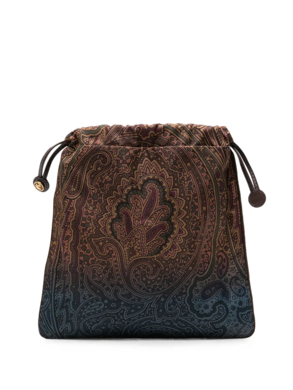ETRO BORSA POUCH BYLON BROWN