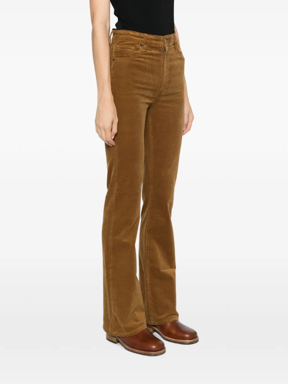 FRAME PANTALONI VELLUTO BRONZE