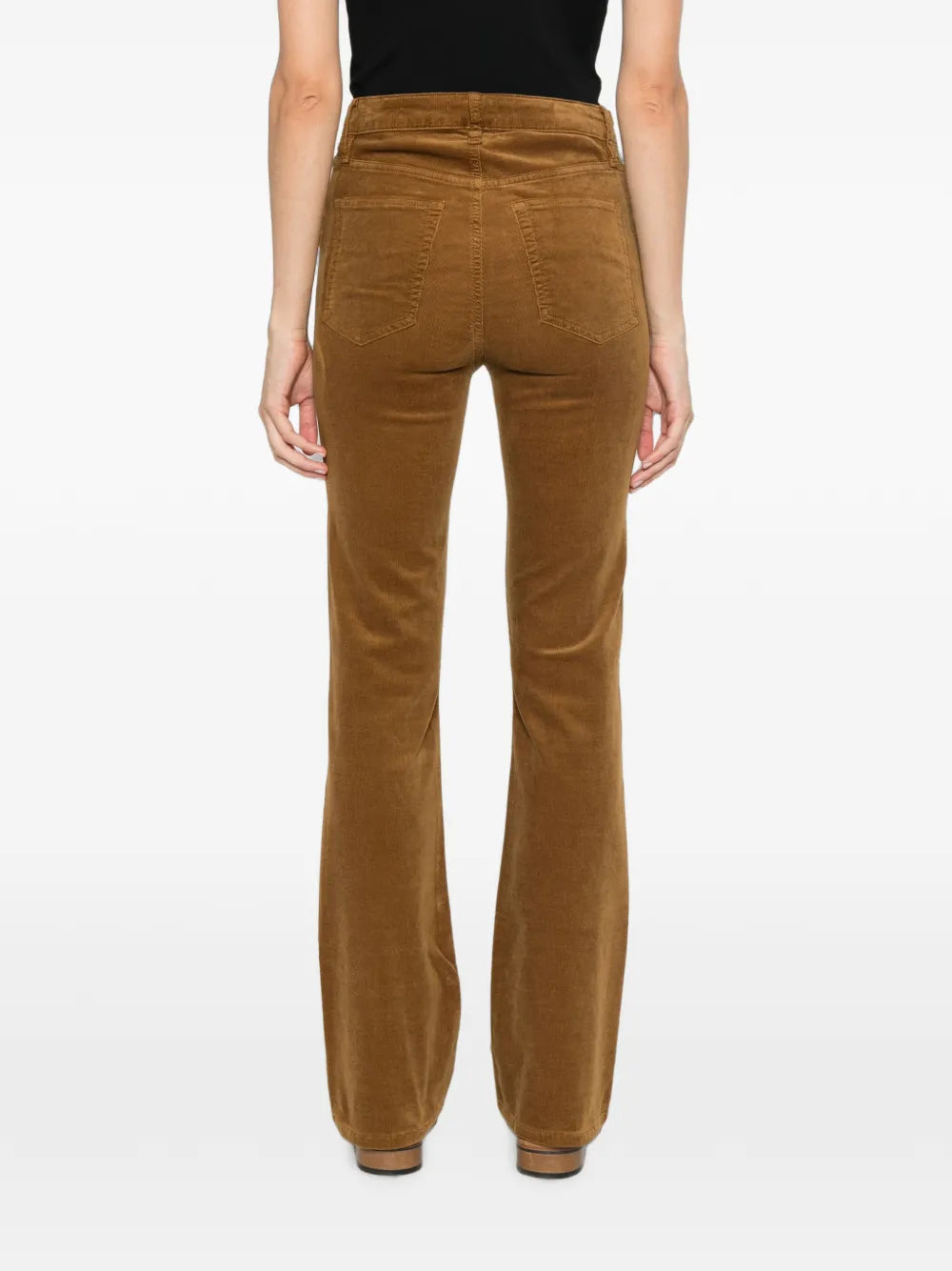 FRAME PANTALONI VELLUTO BRONZE