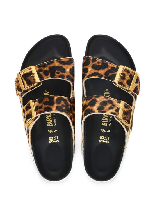 BIRKENSTOCK SANDALO ARIZONA FUR LEOPARD