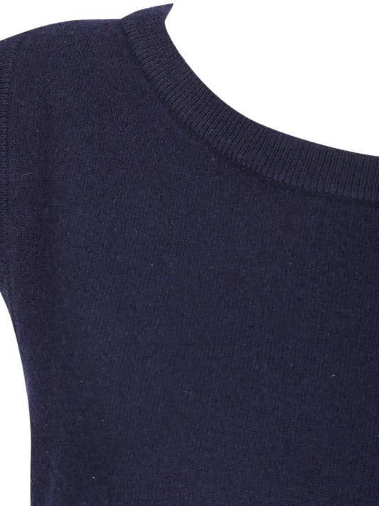 EXTREME CASHMERE GILET KATHERINE NAVY