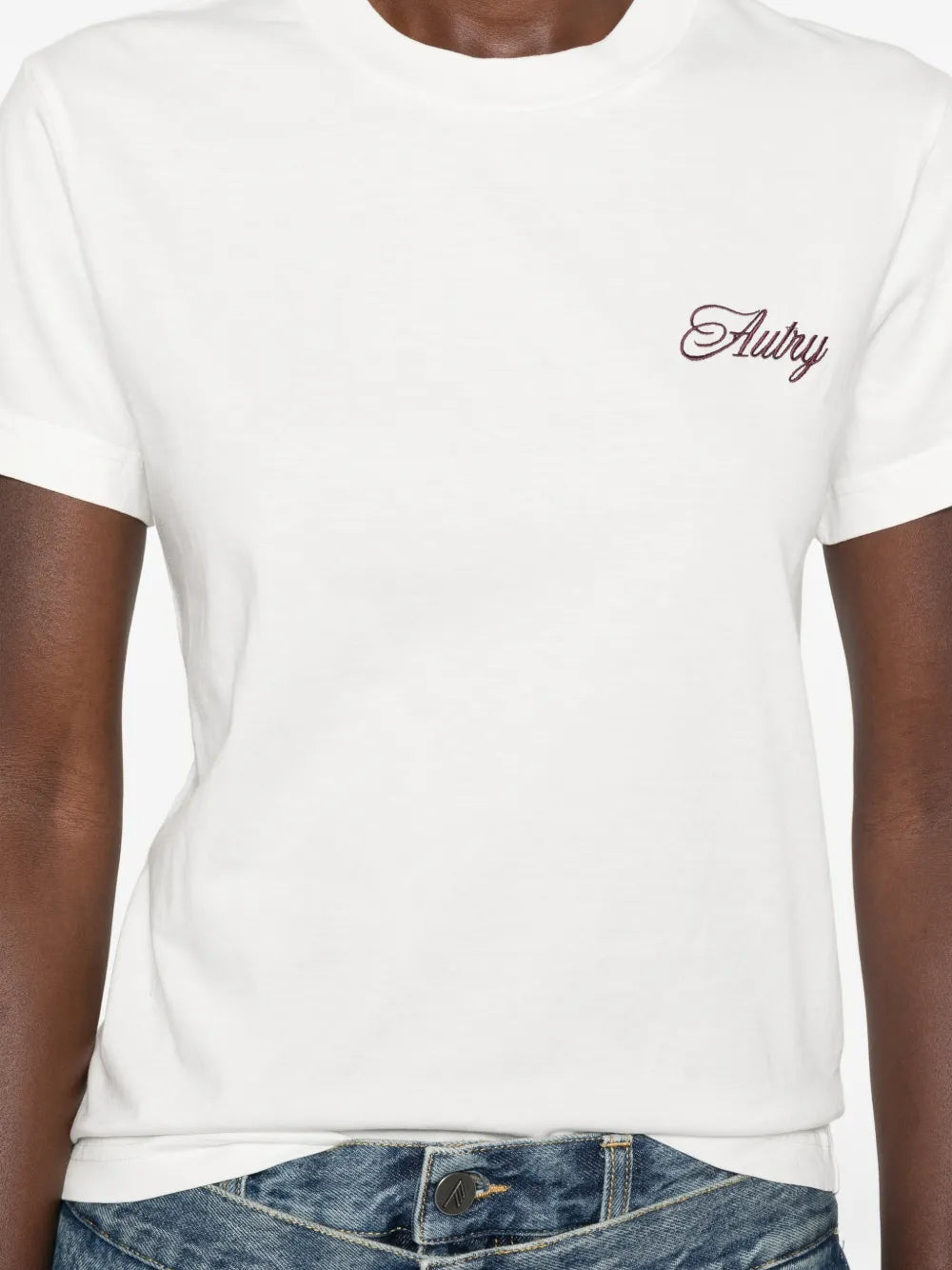 AUTRY T-SHIRT LOGO WHITE