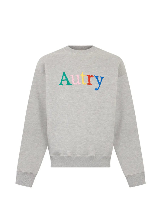 AUTRY FELPA MELANGE LOGO MULTICOLOR