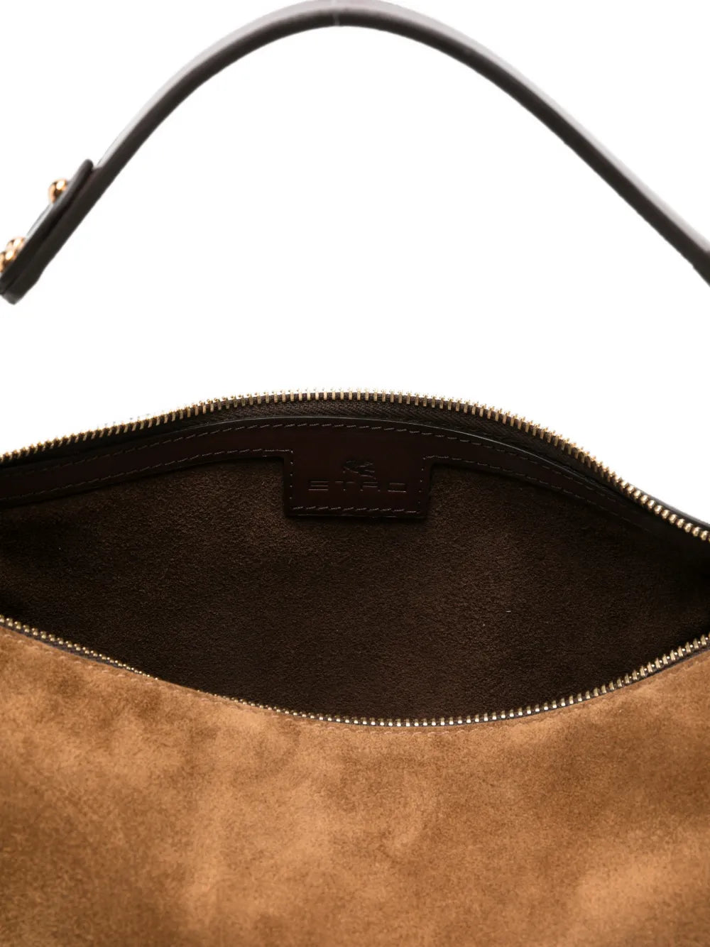 ETRO BORSA HOBO MEDIUM SUEDE BROWN