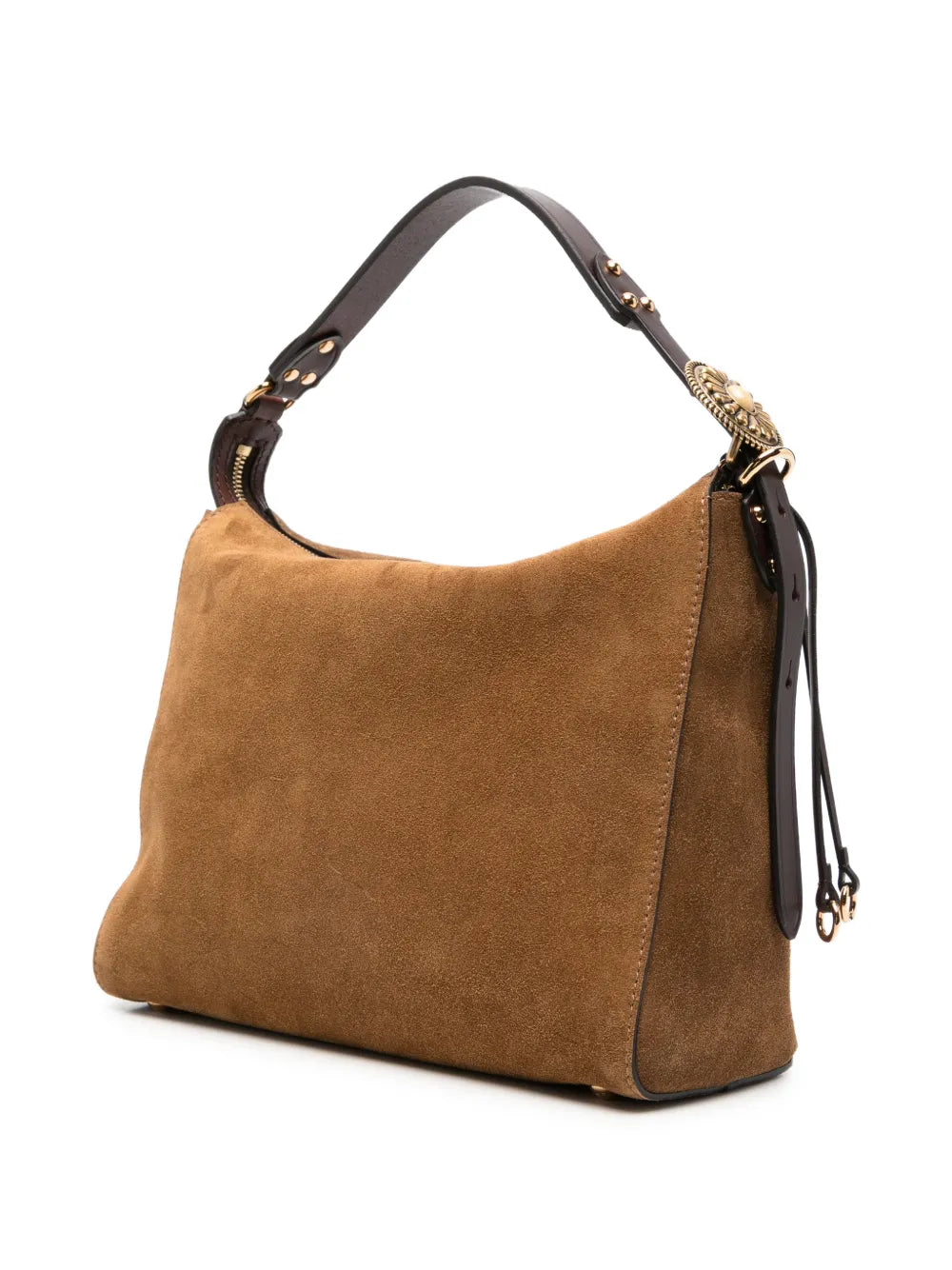 ETRO BORSA HOBO MEDIUM SUEDE BROWN