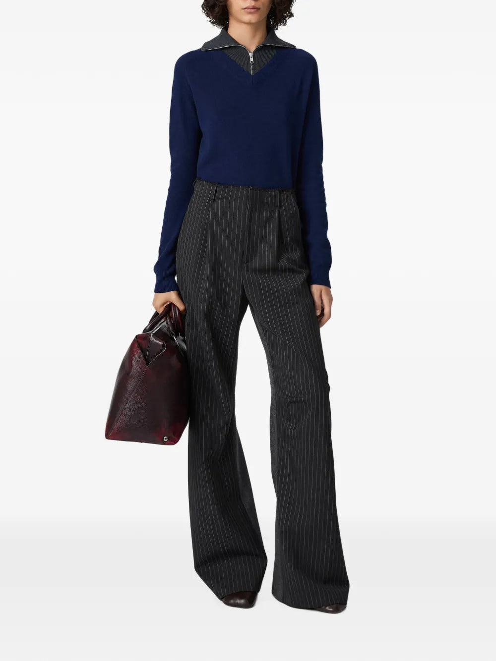 MM6 MAISON MARGIELA PANTALONI GESSATI GREY