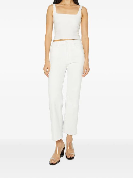MOTHER JEANS BIANCO