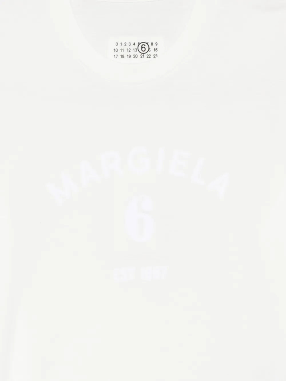MAISON MARGIELA T SHIRT LOGO WHITE