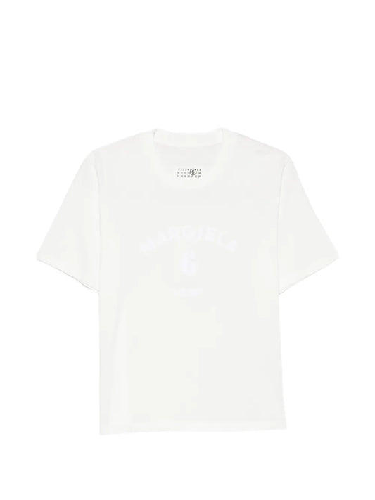 MAISON MARGIELA T SHIRT LOGO WHITE