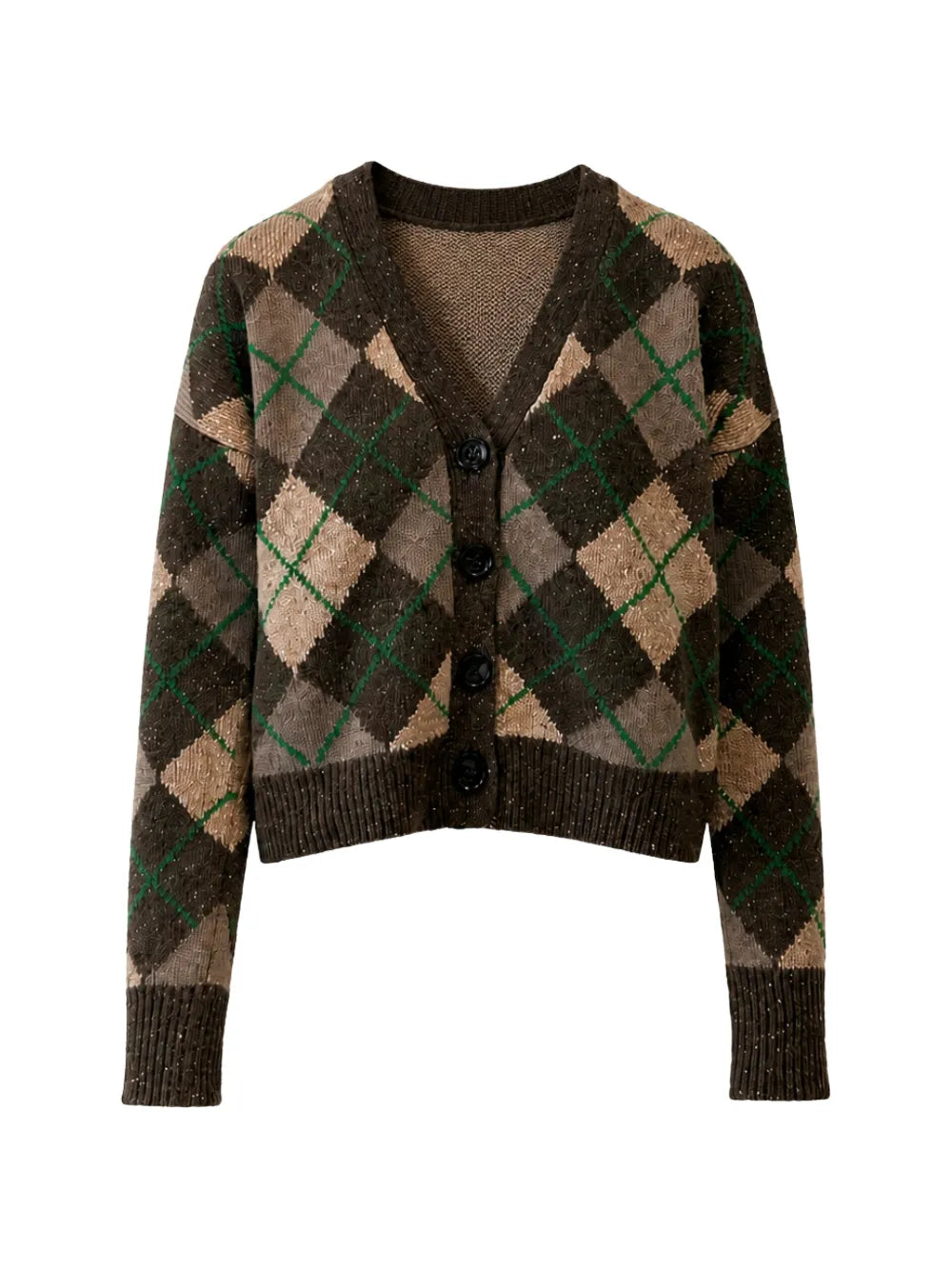 WEEKEND MAX MARA CARDIGAN ABILE DIS.ARGYLE