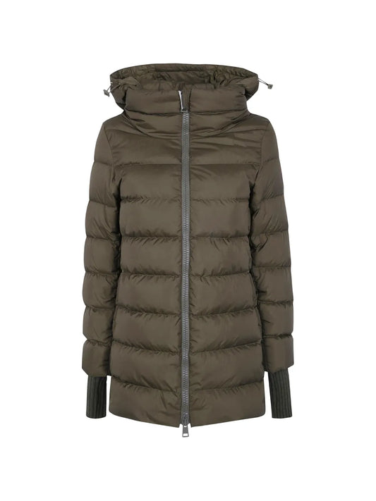 HERNO PIUMINO MEDIO CAPPUCCIO MILITARE