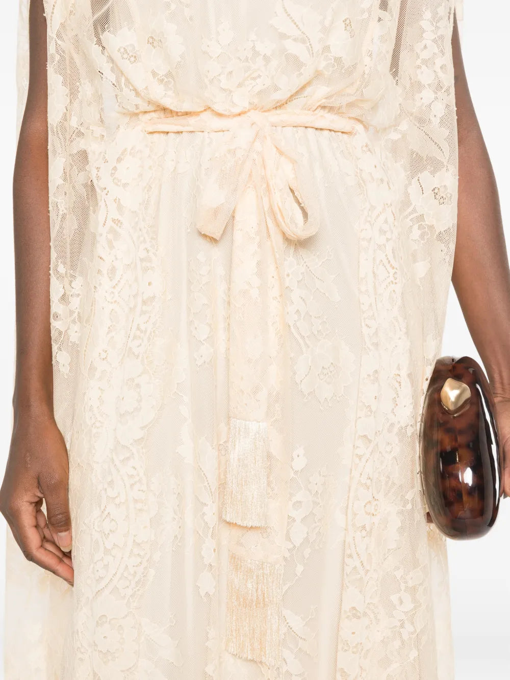 ZIMMERMANN ABITO MAXI VALIANT CREAM