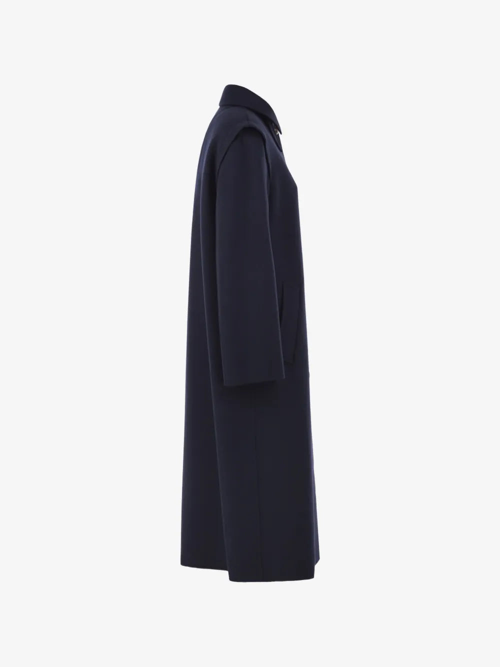WEEKEND MAX MARA CAPPOTTO GESSATI BLU