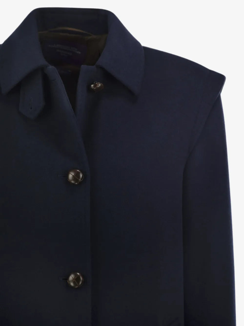 WEEKEND MAX MARA CAPPOTTO GESSATI BLU