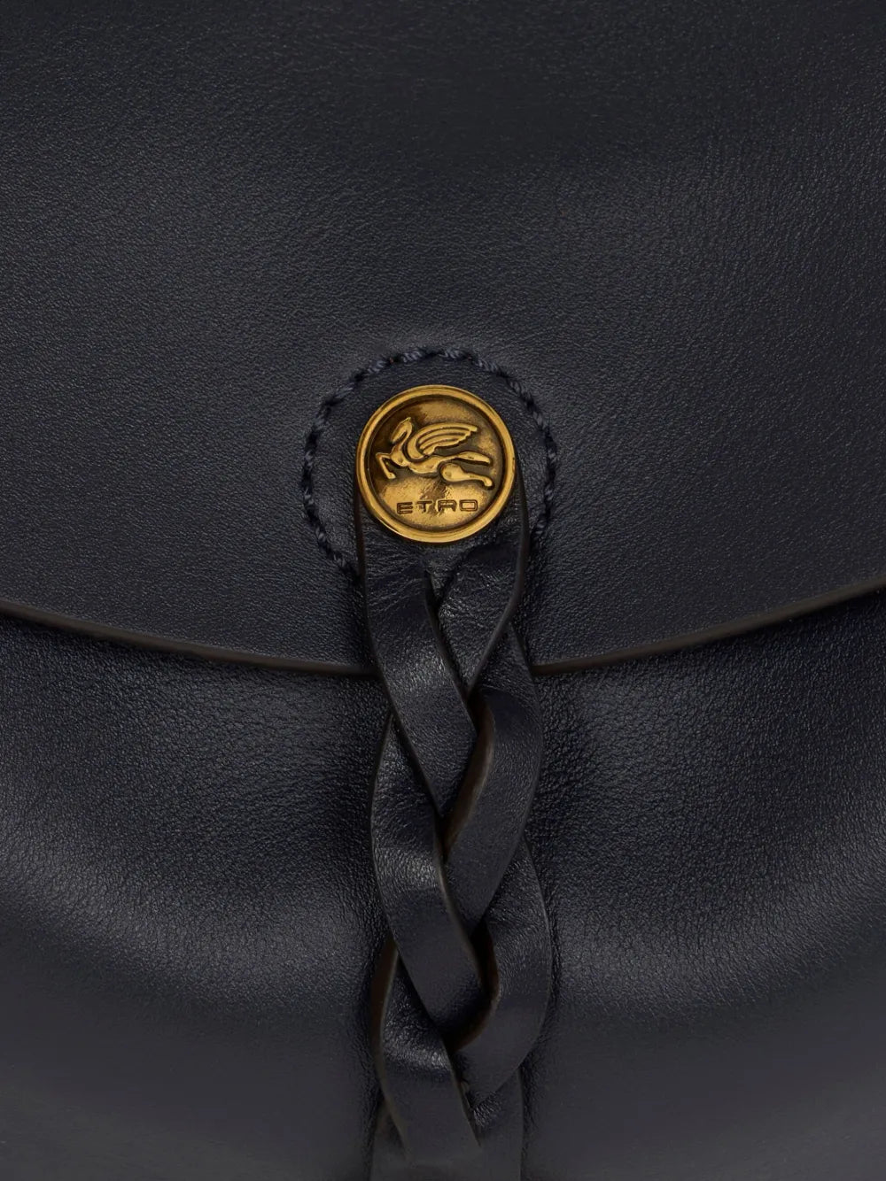 ETRO BORSA CROSSBODY PONY BLU