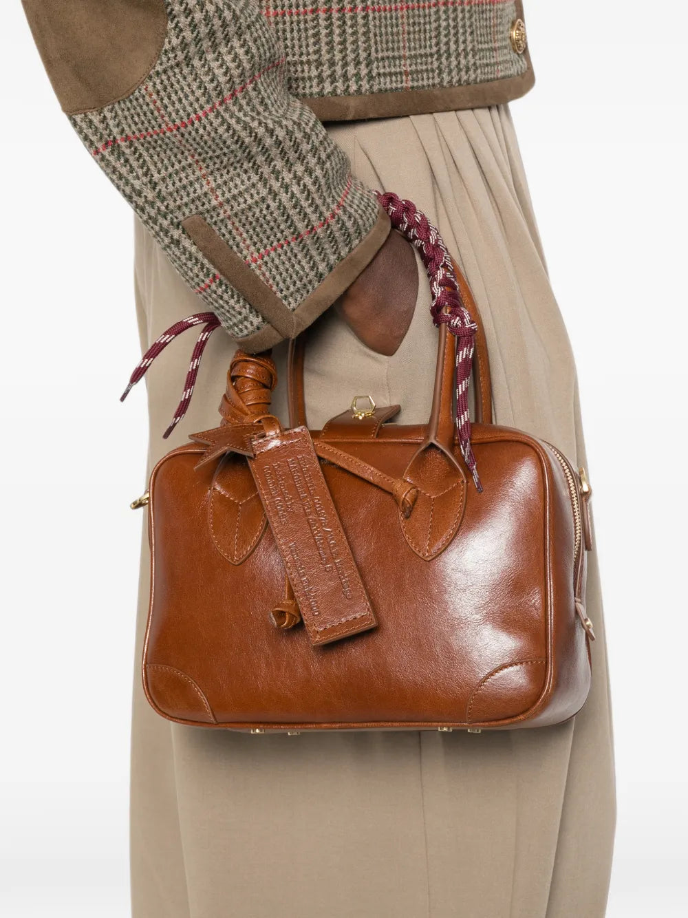 GOLDEN GOOSE BORSA VITA BROWN