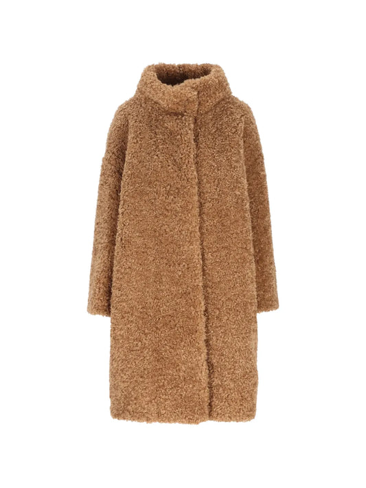 HERNO CAPPOTTO SHEARLING CAMMELLO