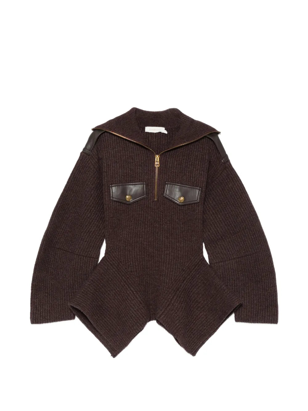 ZIMMERMANN MAGLIONE VALIANT CHOCOLATE
